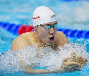 包含蛙王！覃海洋世锦赛单项成绩：100&amp;amp;200米蛙泳夺金，50米蛙泳铜牌的词条